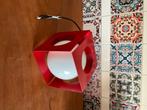 Vintage hanglamp rood kubus design, Ophalen