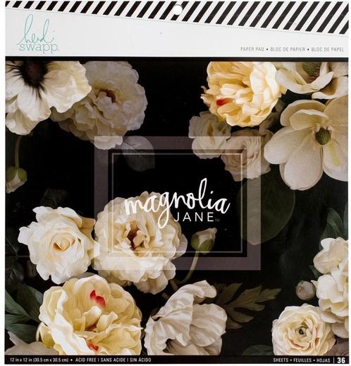 Heidi Swapp 12x12 Paper Pad Magnolia Jane Collection #313724, Hobby en Vrije tijd, Scrapbooking, Nieuw, Papier of Karton, Overige merken