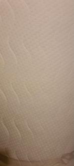Stevige witte Topmatras 160x200/ 7 cm dik in keurige staat, Ophalen, Tweepersoons, Zo goed als nieuw, Matras
