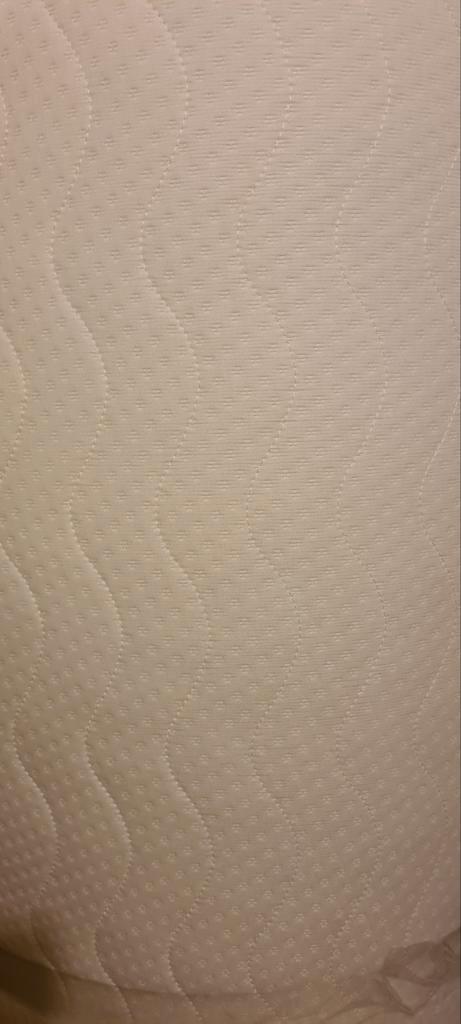 Stevige witte Topmatras 160x200/ 7 cm dik in keurige staat, Huis en Inrichting, Slaapkamer | Matrassen en Bedbodems, Zo goed als nieuw
