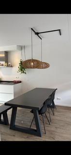 Eettafel en bank Bronx Wehkamp 220x90 cm, Huis en Inrichting, Tafels | Eettafels, Ophalen, Overige materialen, Gebruikt, 200 cm of meer