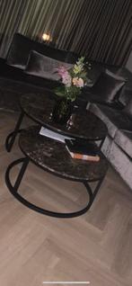 Richmond tafel set!! Marmer bruin ORGINEEL!!, Huis en Inrichting, Tafels | Salontafels, Overige materialen, Zo goed als nieuw