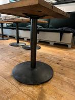 Tafel met eikenblad, Huis en Inrichting, Tafels | Bijzettafels, Gebruikt, 60 cm of meer, Rechthoekig, Hout