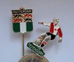 2 Pins vintage Feyenoord en Stadswapen, Verzamelen, Speldjes, Pins en Buttons, Ophalen, Zo goed als nieuw, Sport, Speldje of Pin