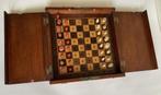 Origineel, antiek Whittington reis schaakset ca 1890, Hobby en Vrije tijd, Gezelschapsspellen | Bordspellen, Ophalen of Verzenden