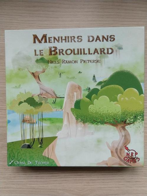 Menhirs dans le Brouillard - Menhirs in de mist, Hobby en Vrije tijd, Gezelschapsspellen | Bordspellen, Zo goed als nieuw, Een of twee spelers