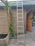 Stevige aluminium ladder 10 treden, Ophalen, Gebruikt, 4 meter of meer