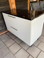 Keuken lade kasten met zwaar stenen blad, Ophalen, Zo goed als nieuw, 25 tot 50 cm, Minder dan 100 cm