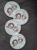 Keramische onderzetters Beatrix Juliana 1980, Verzamelen, Ophalen, Zo goed als nieuw, Nederland, Servies