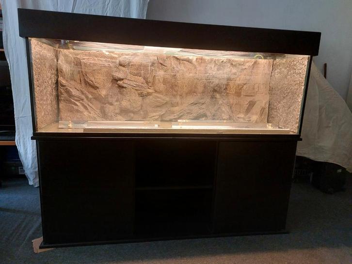 Aquarium met meubel compleet (150x50x50), Dieren en Toebehoren, Vissen | Aquaria en Toebehoren, Leeg aquarium, Ophalen