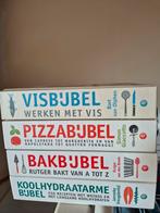 Koolhydraatarme bijbel + Bakbijbel + Pizzabijbel + Visbijbel, Boeken, Kookboeken, Ophalen of Verzenden, Zo goed als nieuw