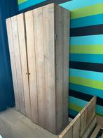 Kledingkast van steigerhout, Kinderen en Baby's, Kinderkamer | Commodes en Kasten, Ophalen, Gebruikt, Kast, 105 cm of meer