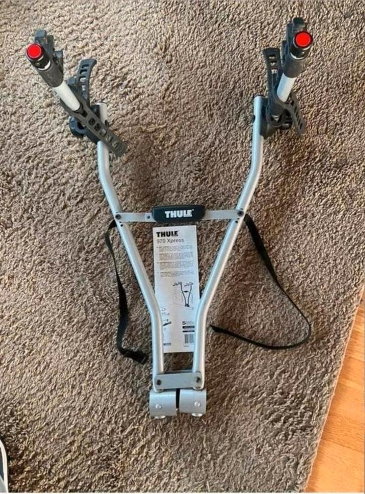 Thule Xpress 970 Trekhaak Fietsendrager / bike frame adapter, Auto diversen, Fietsendragers, Gebruikt, Trekhaakdrager, 2 fietsen