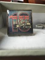 Manchetknopen 'Happy 18th Birthday', Ophalen of Verzenden, Zo goed als nieuw, Overige materialen, Verzilverd