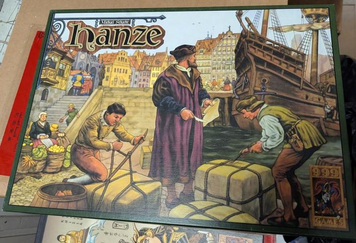 Hanze Bordspel - Strategisch Handelsspel, Hobby en Vrije tijd, Gezelschapsspellen | Bordspellen, Zo goed als nieuw, Drie of vier spelers