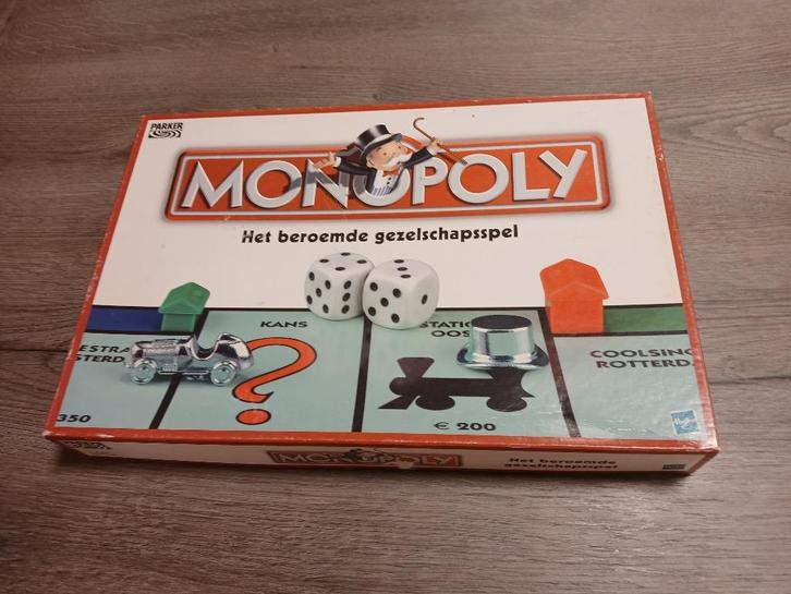 monopoly, Hobby en Vrije tijd, Gezelschapsspellen | Bordspellen, Gebruikt, Een of twee spelers, Drie of vier spelers, Vijf spelers of meer