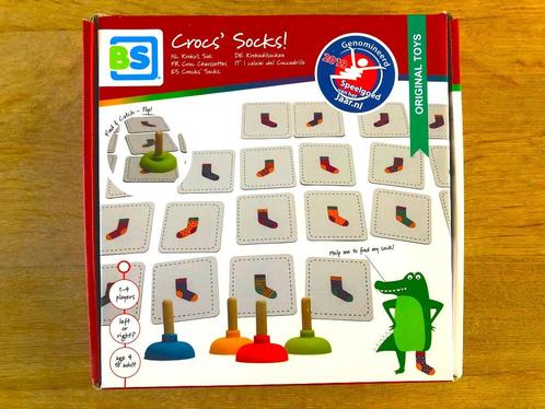 Spel  Crocs' Socks! Genomineerd speelgoed 2019, Kinderen en Baby's, Speelgoed | Educatief en Creatief, Zo goed als nieuw, Ophalen