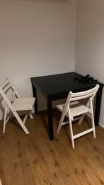 Zwarte uitklaptafel, Ophalen, Gebruikt