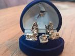 Mini Kerststal in blauw doosje., Ophalen of Verzenden