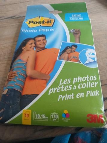 fotopapier post it (print en plak) beschikbaar voor biedingen
