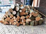 Mooie partij haardhout essen-  / eiken en kersenhout, Minder dan 3 m³, Ophalen, Essenhout, Blokken
