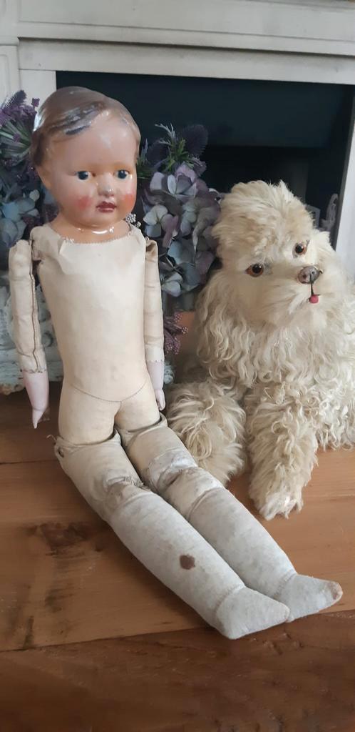 Antieke pop, Antiek en Kunst, Antiek | Speelgoed, Ophalen of Verzenden