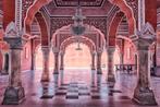 Glasschilderij Jaipur City Palace 120 x 80, Ophalen, Nieuw, Schilderij, 75 cm of meer