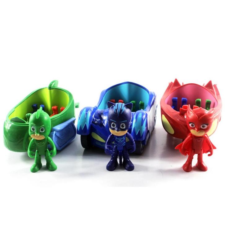 Mooi PJ MASKS Super voertuig & Heroes figuur € 17,95 p/set, Kinderen en Baby's, Speelgoed | Actiefiguren, Nieuw, Verzenden