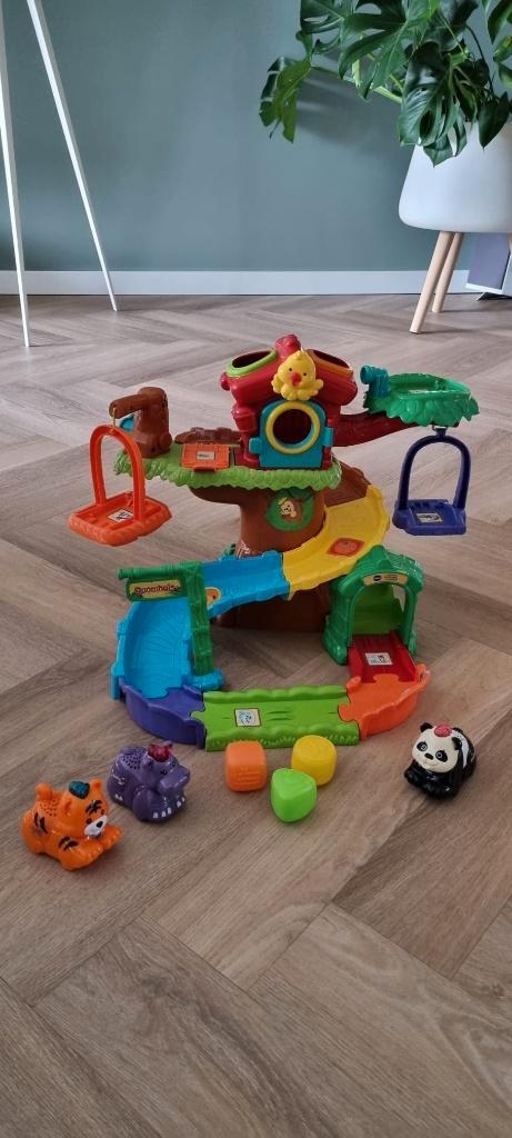 VTech Zoef Zoef Dieren Boomhuis incl dieren ., Kinderen en Baby's, Speelgoed | Vtech, Zo goed als nieuw, 6 maanden tot 2 jaar