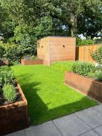 Cortenstaal bakken 4 stuks 200x200x60 cm, Tuin en Terras, Bloembakken en Plantenbakken, Ophalen, Rechthoekig, Metaal