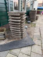 Circa 85 grindtegels 60x40cm - Gratis af te halen, Tuin en Terras, Tegels en Klinkers, Ophalen, Gebruikt, 10 m² of meer, Grind