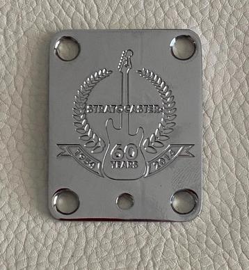 Originele Neckplate '60 years Stratocaster /Fender USA 2014  beschikbaar voor biedingen