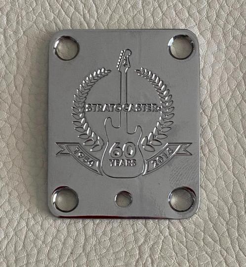Originele Neckplate '60 years Stratocaster /Fender USA 2014, Muziek en Instrumenten, Instrumenten | Onderdelen, Nieuw, Elektrische gitaar