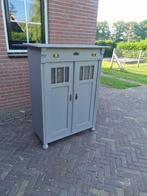 Brocante Meiden Kast Grenen Matte Lakverf, Ophalen