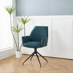 Moderne draaibare eetkamerstoel – luxe & comfort – €69,95, Huis en Inrichting, Stoelen, Zwart, Ophalen of Verzenden, Zo goed als nieuw