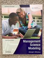 Management Science Modeling 9781473769434 Gratis, Beta, Ophalen of Verzenden, Zo goed als nieuw, WO