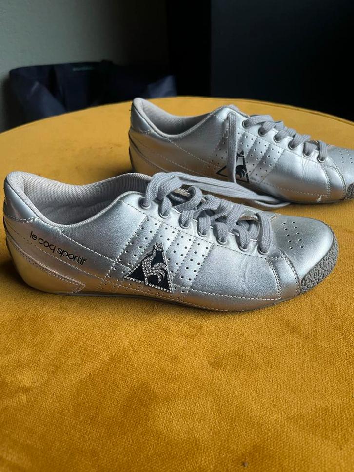 Zilverkleurige Le Coq Sportief Sneakers Maat 37, Kleding | Dames, Schoenen, Gedragen, Sneakers of Gympen, Grijs, Ophalen of Verzenden