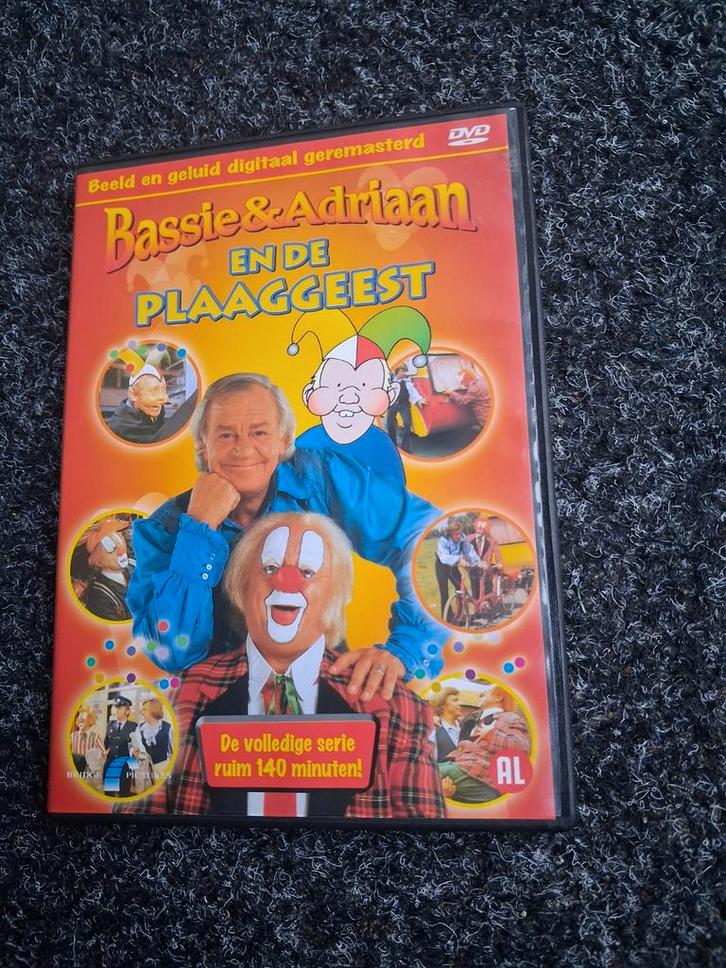 DVD BASSIE EN ADRIAAN EN DE PLAAGGEEST (NIEUW!!), Cd's en Dvd's, Dvd's | Kinderen en Jeugd, Film, Avontuur, Alle leeftijden, Verzenden