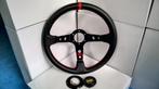 OMP leder sportstuur stuur blauw / rood ( sparco, qsp ), ., Nieuw, Ophalen of Verzenden, .