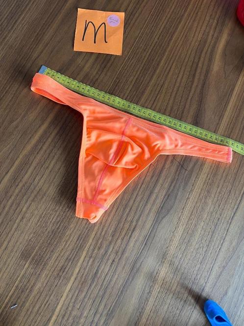 zwemstring, string, maat M, oranje, lycra, Kleding | Heren, Badmode en Zwemkleding, Zwemslip, Maat 48/50 (M), Oranje, Ophalen