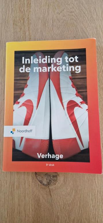 Inleiding tot de marketing - Verhage beschikbaar voor biedingen