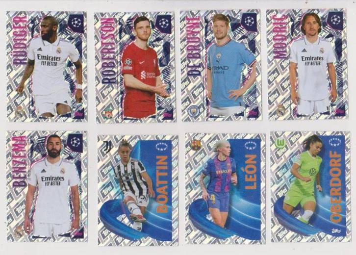 Topps stickers Champions League 2022-2023, Verzamelen, Sportartikelen en Voetbal, Zo goed als nieuw, Poster, Plaatje of Sticker