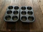 2 Bakvormen voor cakejes / muffins, Hobby en Vrije tijd, Taarten en Cupcakes maken, Ophalen of Verzenden, Zo goed als nieuw, Cupcakes