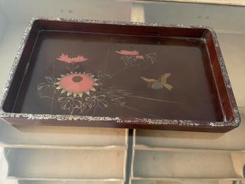 Gelakt plateau dienblad tray dienblad japan japandi beschikbaar voor biedingen