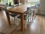Houten Eettafel WOOOD- 179x85 cm, Huis en Inrichting, Tafels | Eettafels, Ophalen, Gebruikt, Eikenhout, 50 tot 100 cm