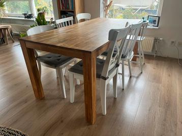 Houten Eettafel WOOOD- 179x85 cm beschikbaar voor biedingen