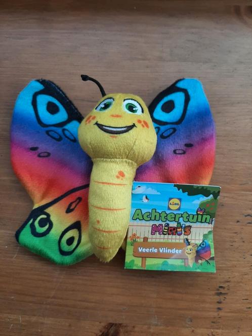 Lidl achtertuin mini's veerle vlinder met kaartje, Verzamelen, Supermarktacties, Lidl, Ophalen of Verzenden