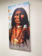 Indianen schilderij, Ophalen