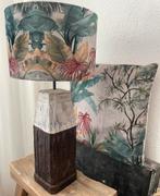 Tafellamp compleet schemerlamp, Ophalen, Gebruikt, Hout, 50 tot 75 cm