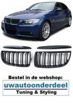 Bmw 3 serie E90 E91 Grill Hoogglans Zwart Dubbele M Spijl, Verzenden